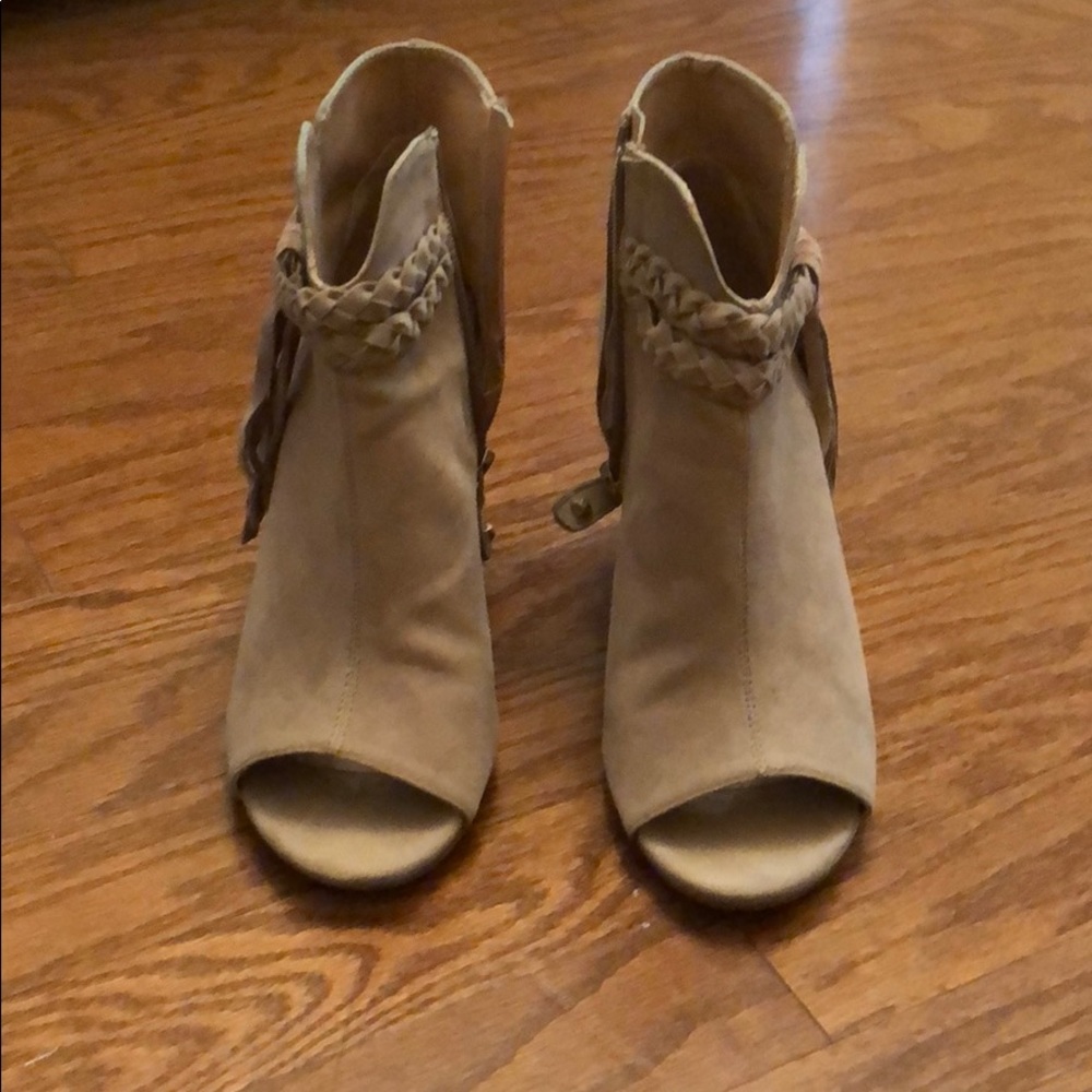XOXO suede booties